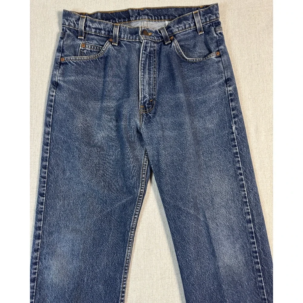 Vintage 90s Levis 505 Orange Tab Jeans Mens 34x30 (Fits 33x26.5) USA Made Faded - Picture 8 of 16